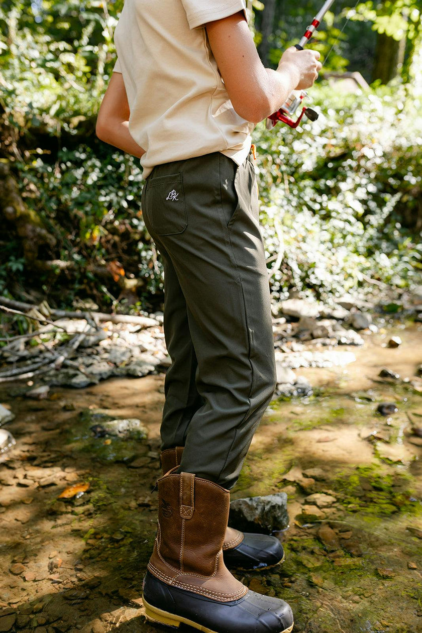 Campbell Jogger- Pine Green