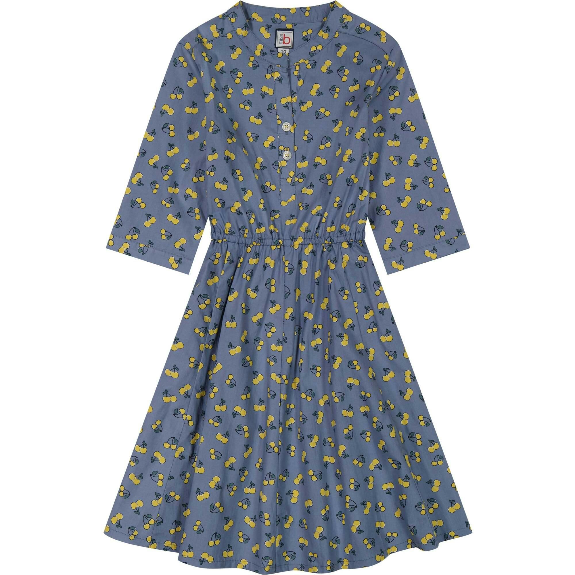 Gabriela Circle Skirt Dress, Yellow