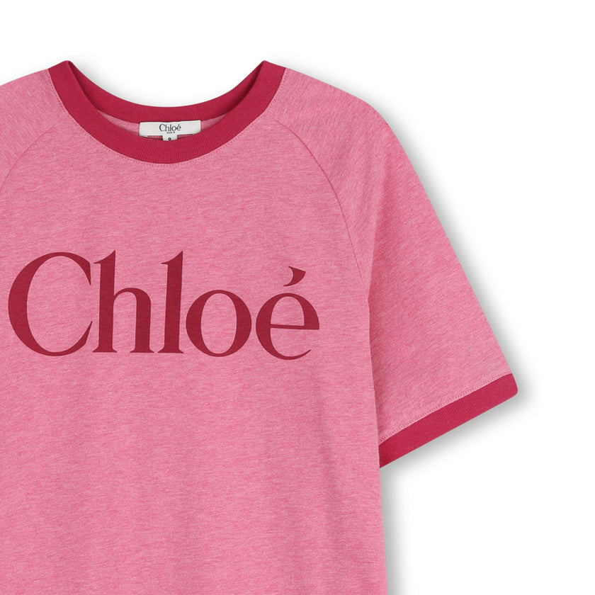 Pink Chloé Logo Dress