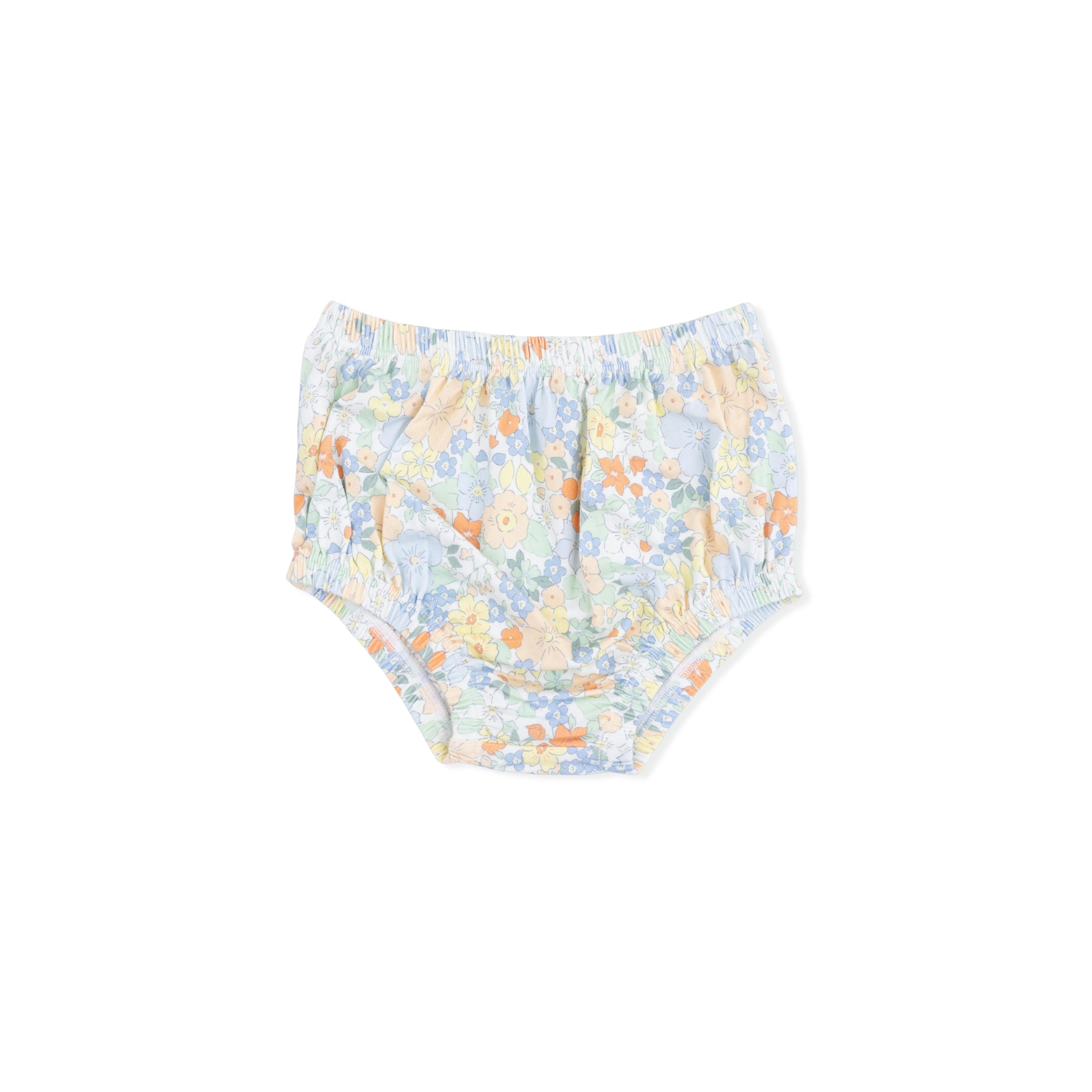 Georgia Floral - Smocked Twirly Dress and Bloomer