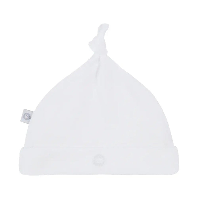 White Basic Pima Cotton Newborn Hat