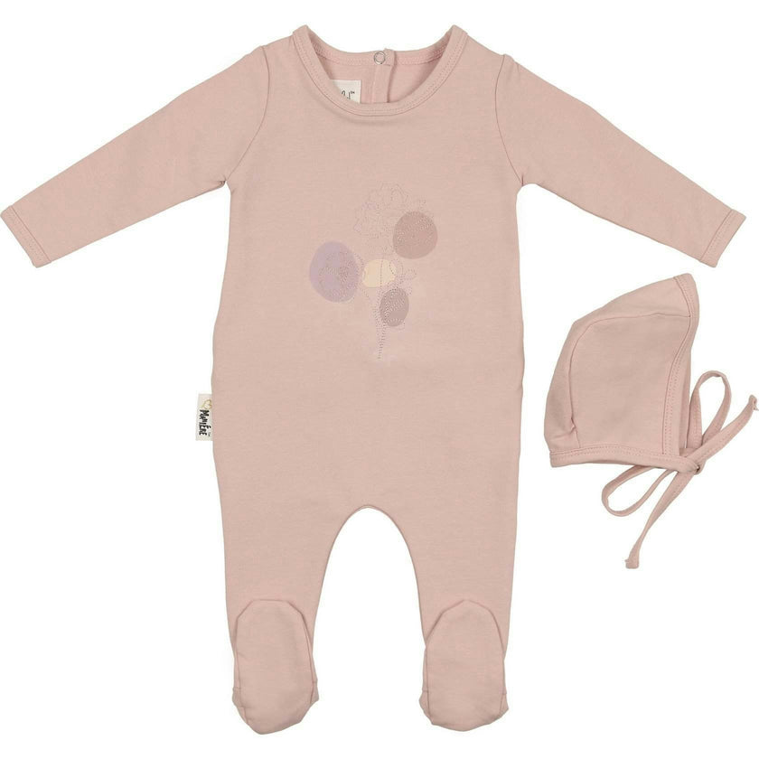 Line Art Footie and Beanie Set