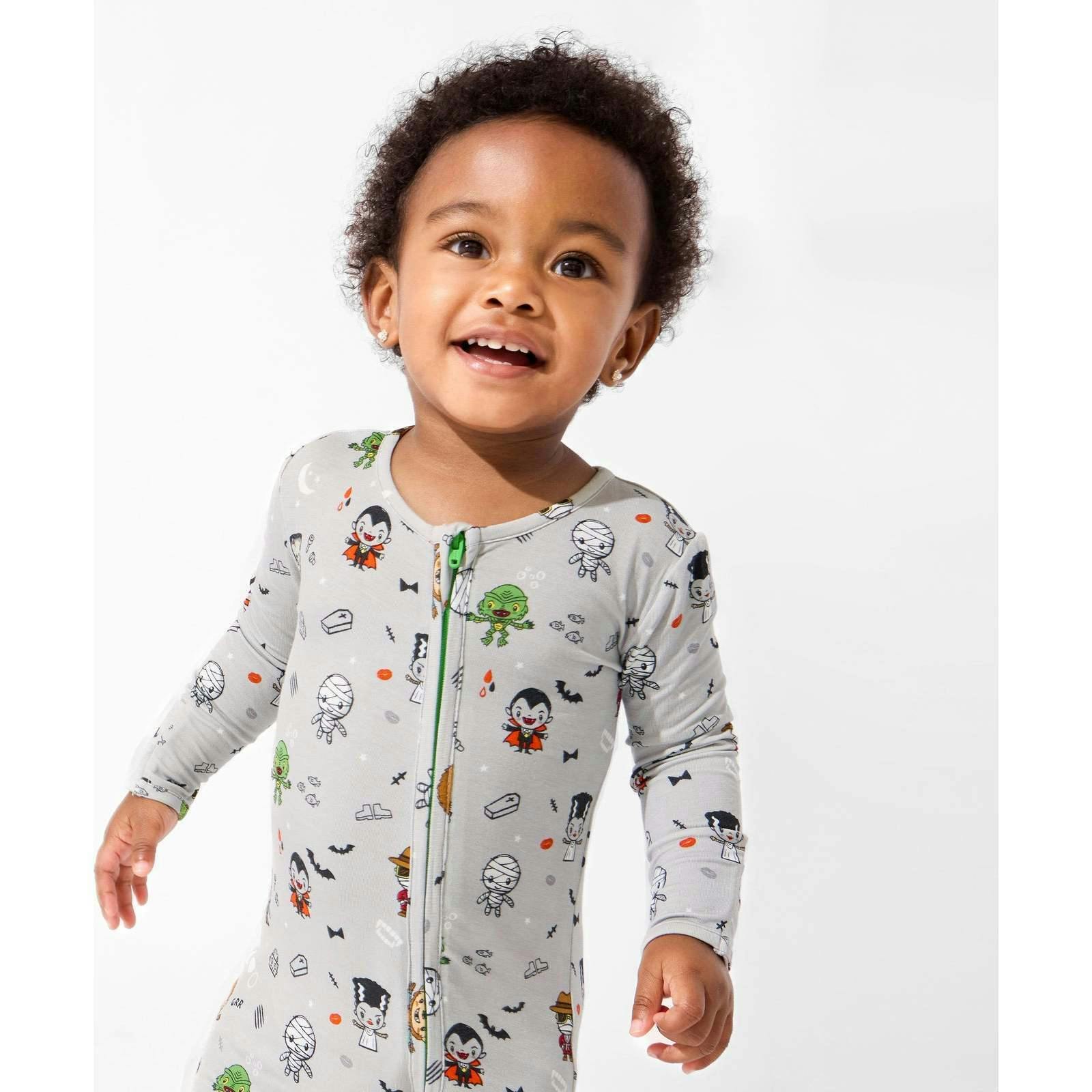 Little Monsters Bamboo Convertible Footie