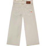 Ruffled Waist Wide Leg Pants