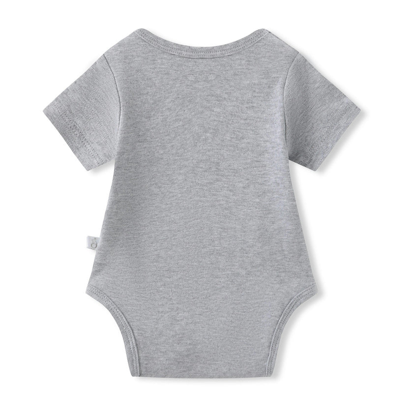 Magnetic Baby Bodysuit 2-Pack - Grey