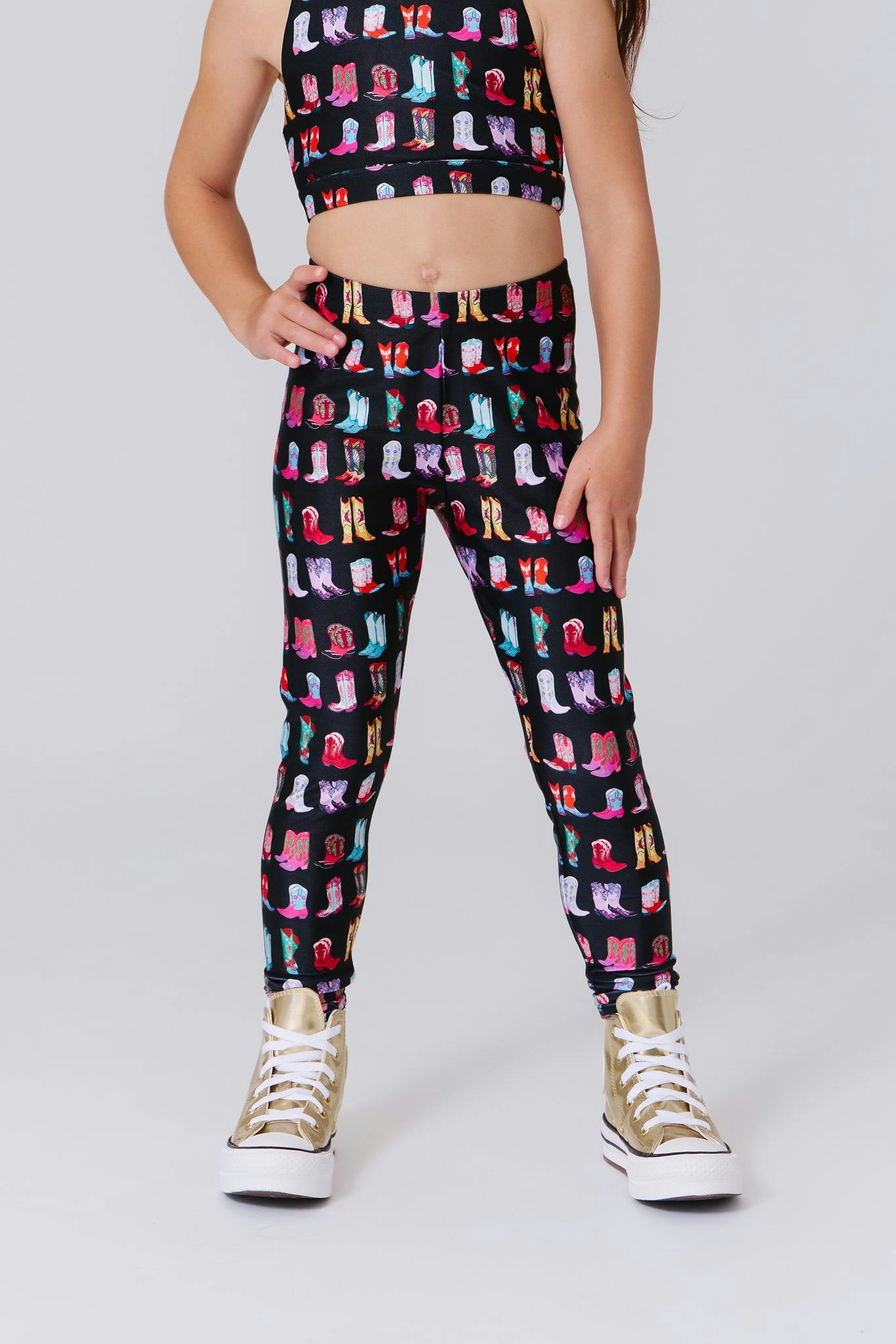 Girls Hi-Shine Leggings