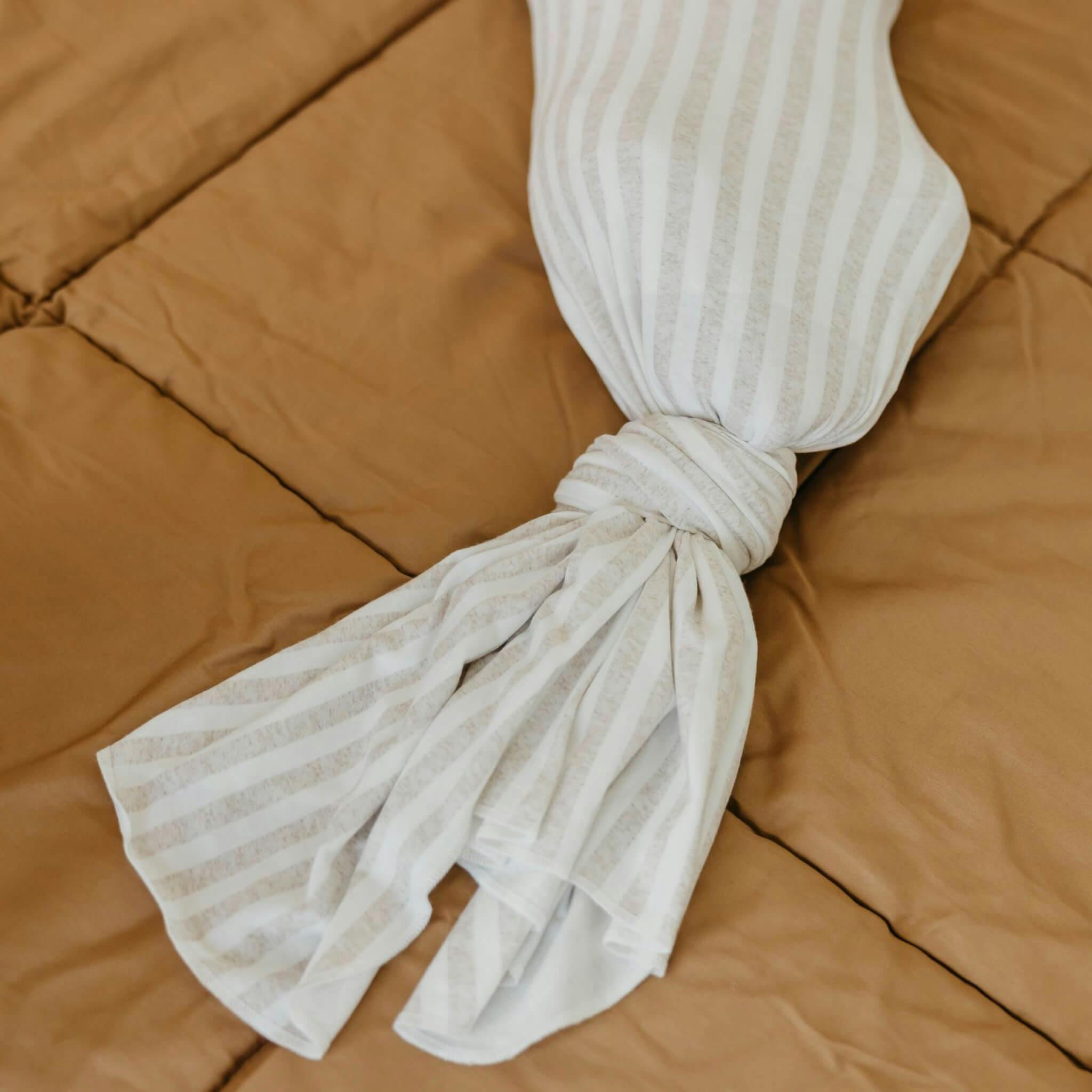 Knit Swaddle Blanket - Coastal