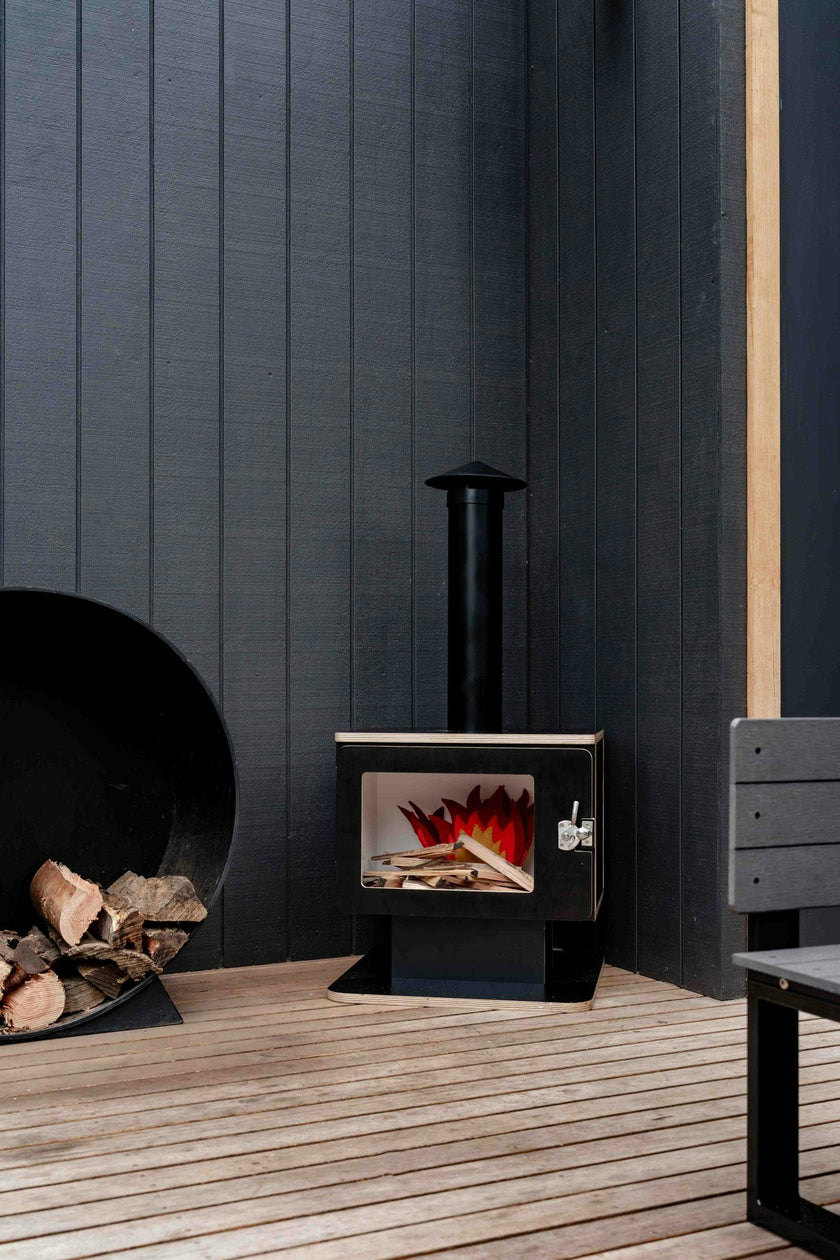 Wooden Play Fireplace – Imaginative Indoor Pretend Play