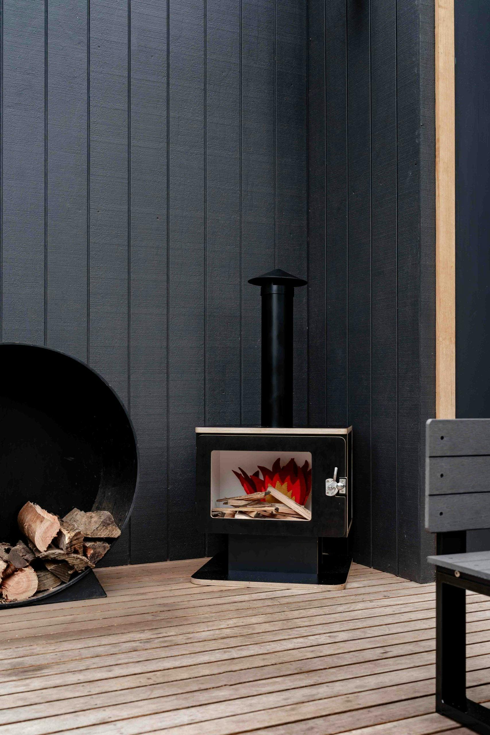 Wooden Play Fireplace – Imaginative Indoor Pretend Play