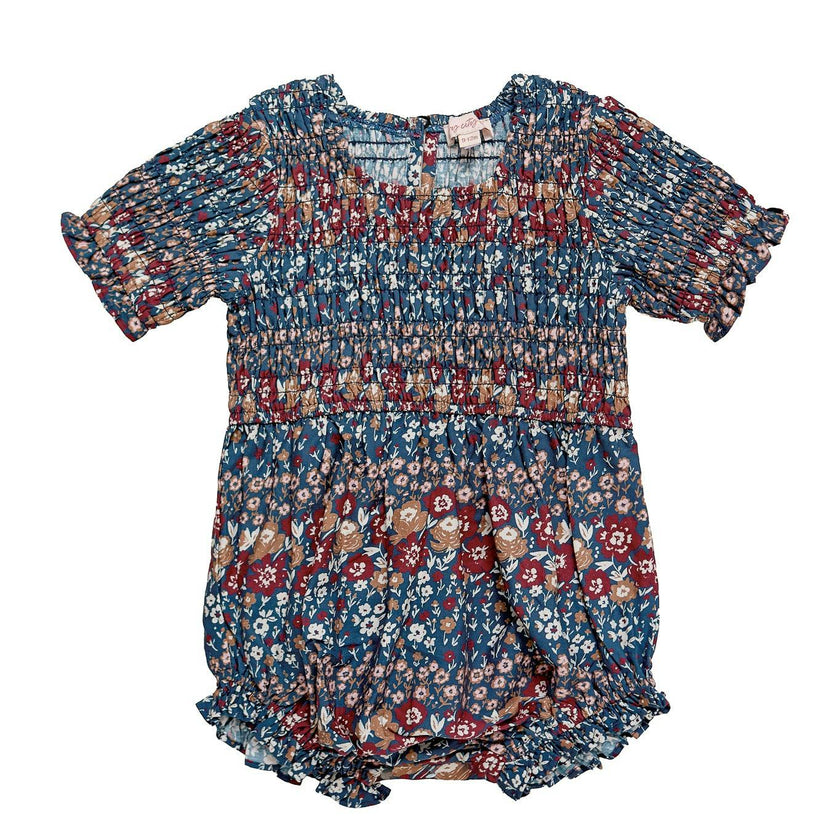 Baby Parker Romper in Dusk Floral Medley