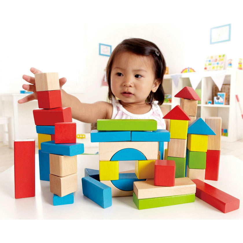 Maple Wood Kids Building & Stacking Blocks