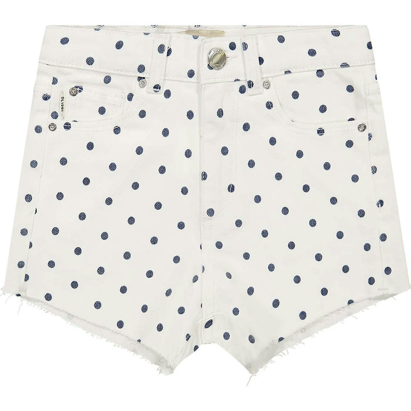 Lucy Shorts High Rise | Marine Dots