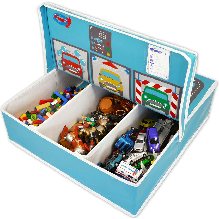 Fun2Give Pop-it-Up Garage with Road Playmat and Storage