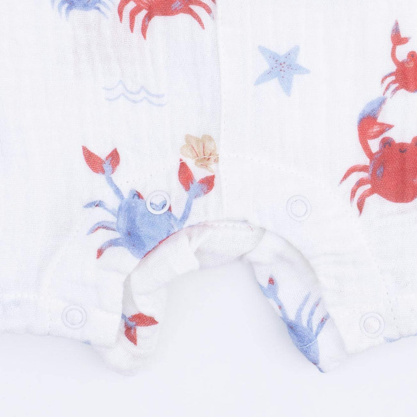 Crayon Crabs - Sleeveless Shortie Romper