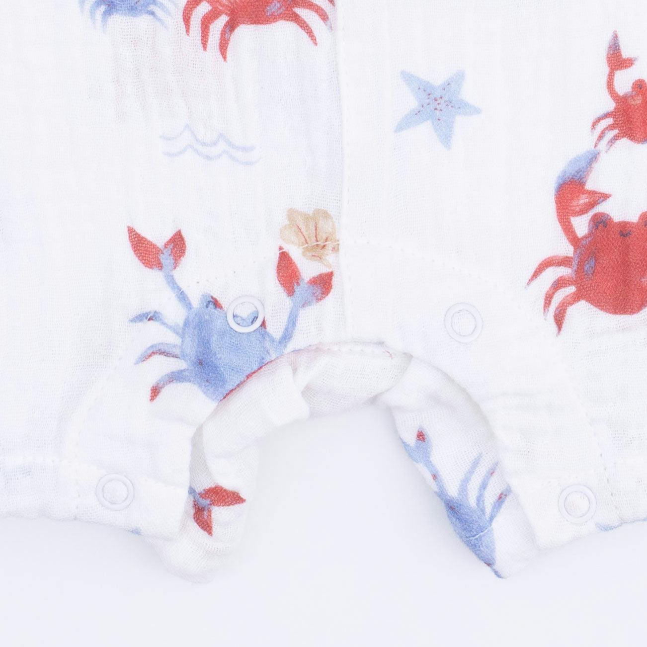 Crayon Crabs - Sleeveless Shortie Romper