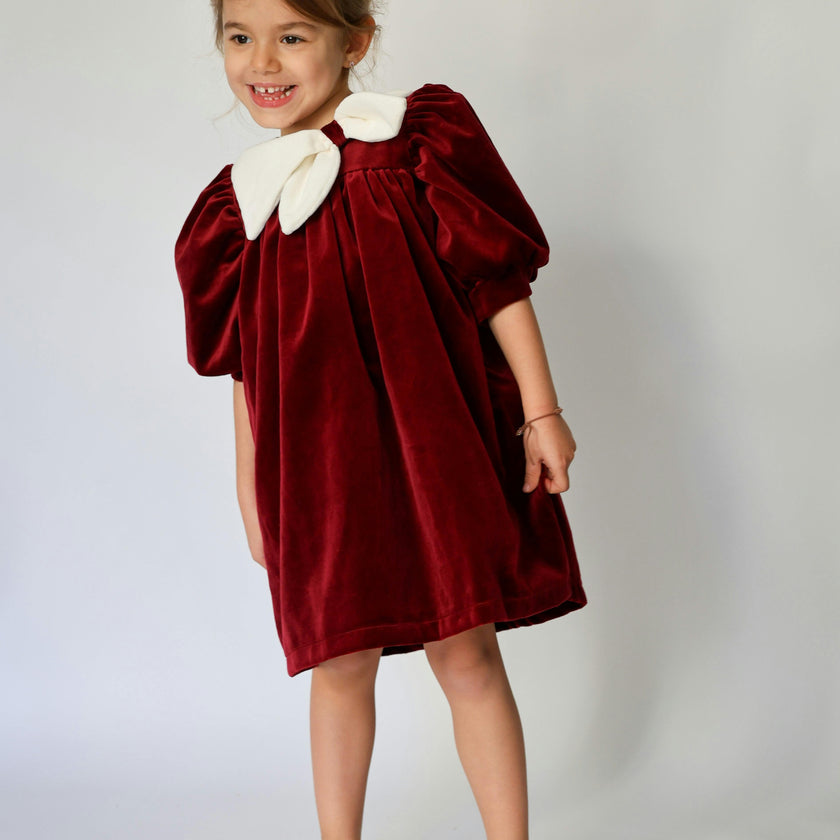Cotton Velvet Rosemoor Dress