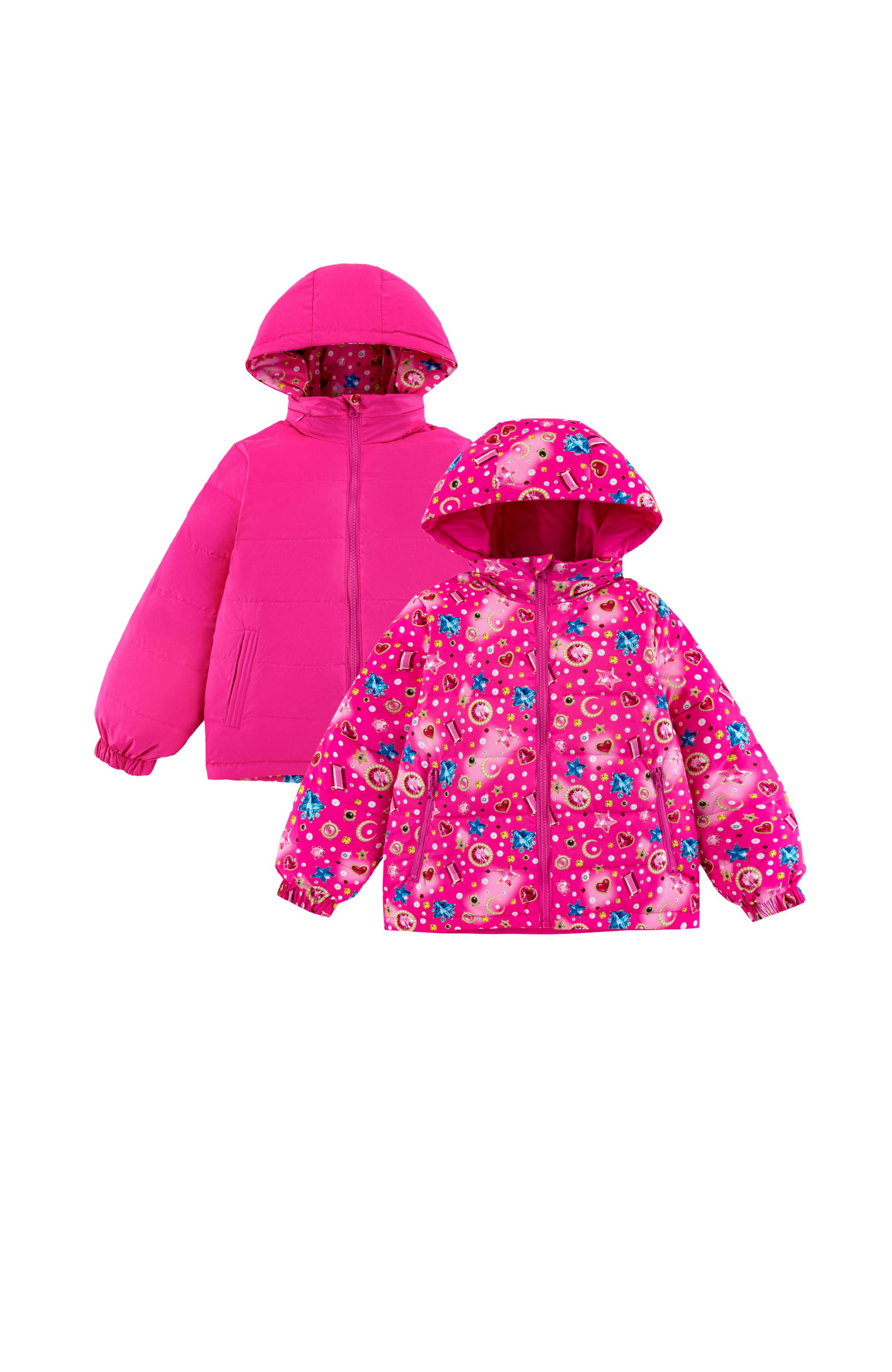 Blake Hooded Reversible Lightweight Down Puffer Jacket, Gems and Pearls