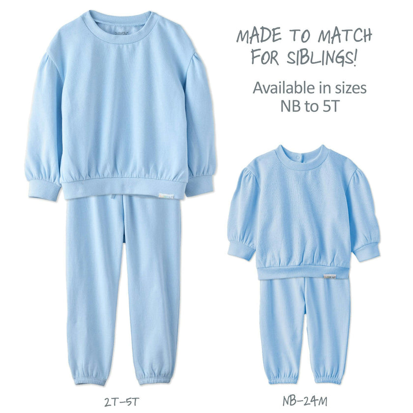 CARI 6-Piece Puff Sleeve Sweatsuit