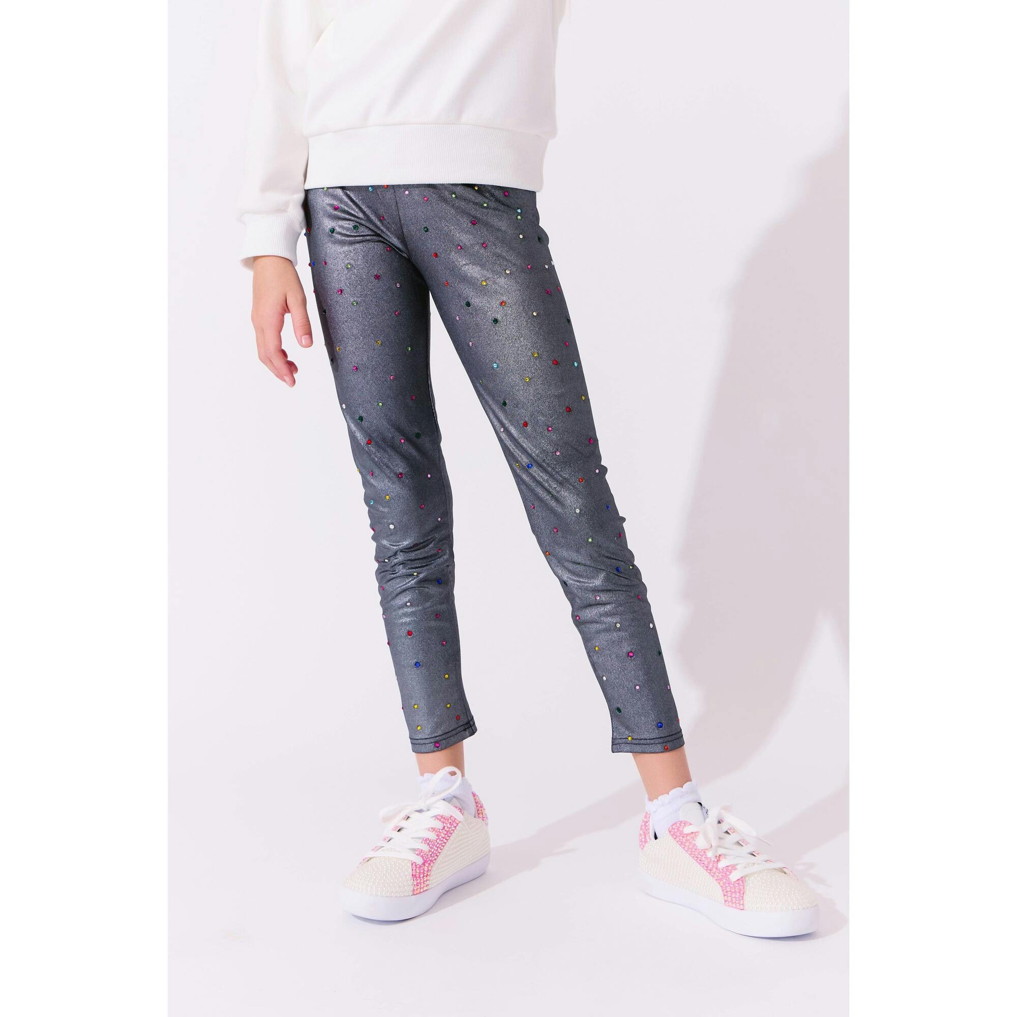 Rainbow Crystal Shimmer Leggings