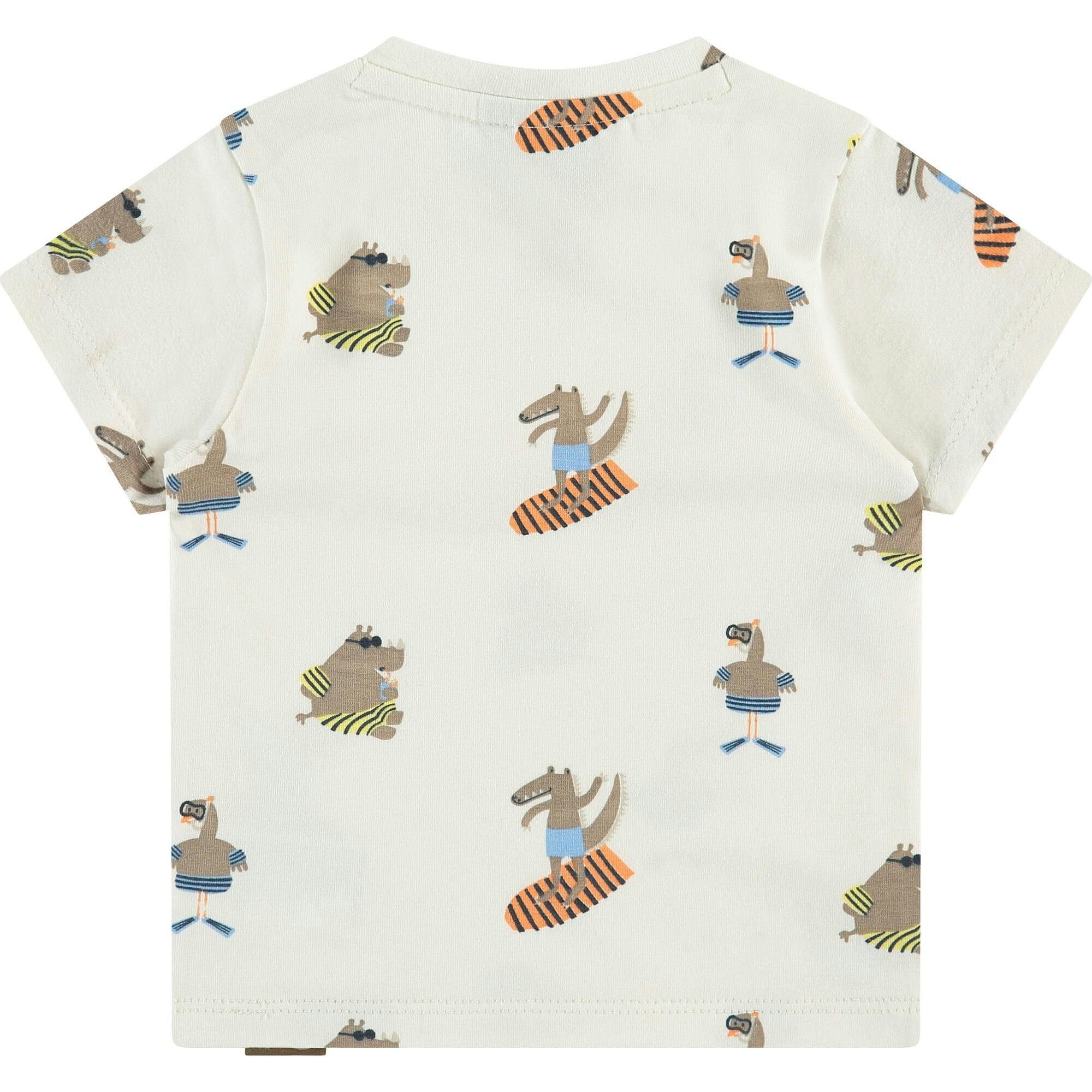 Summer Fun Animals Short Sleeve T-Shirt