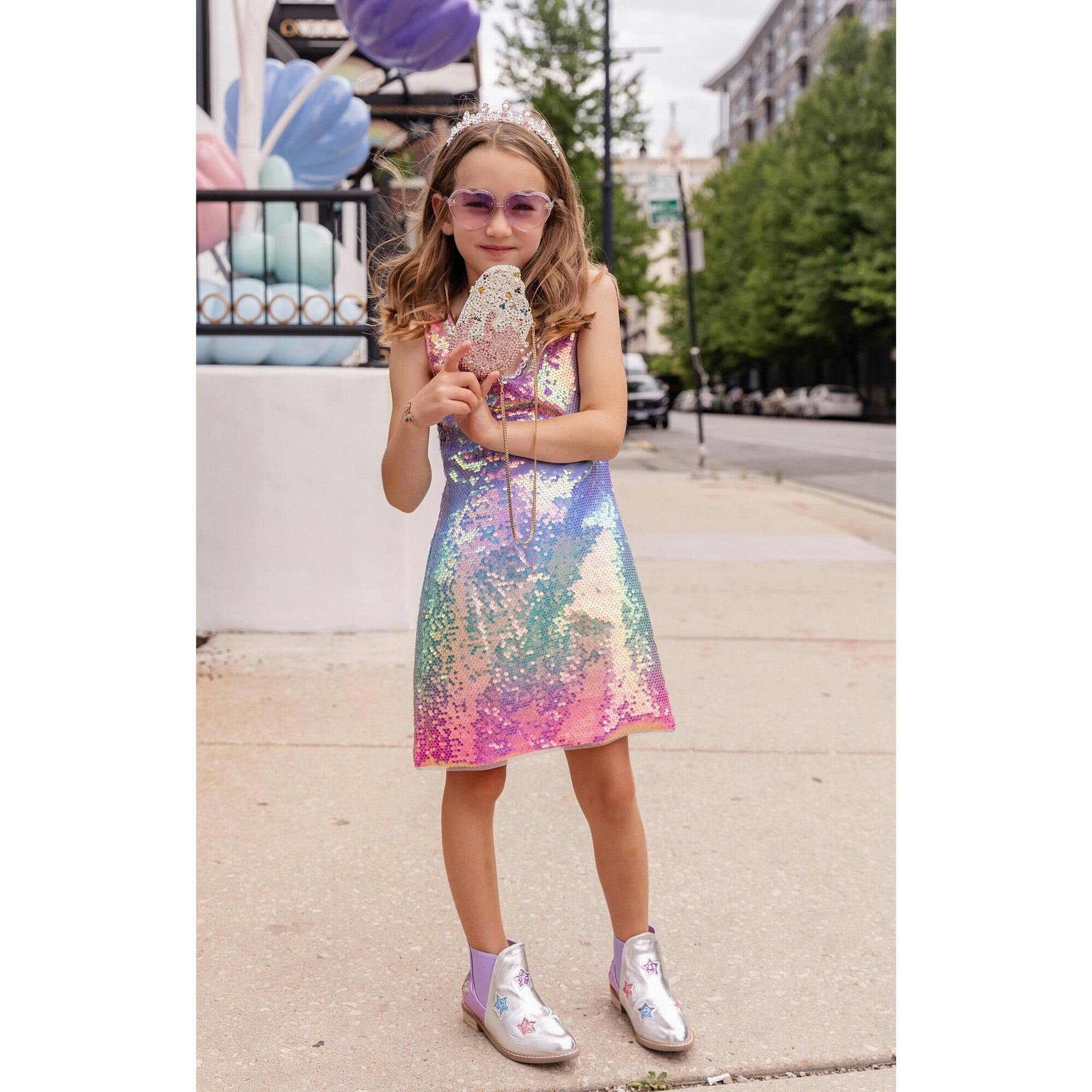Rainbow Sunset Gem Dress