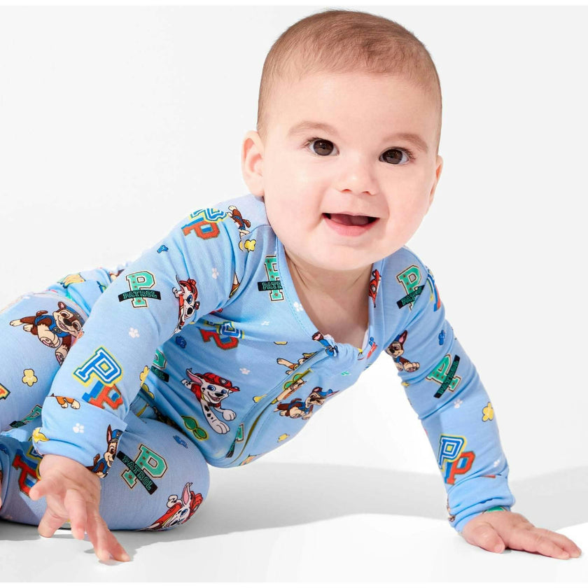PAW Patrol: Varsity Blue Bamboo Convertible Footie