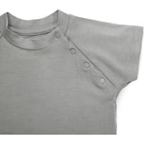 Short Sleeve Bodysuit, Grey