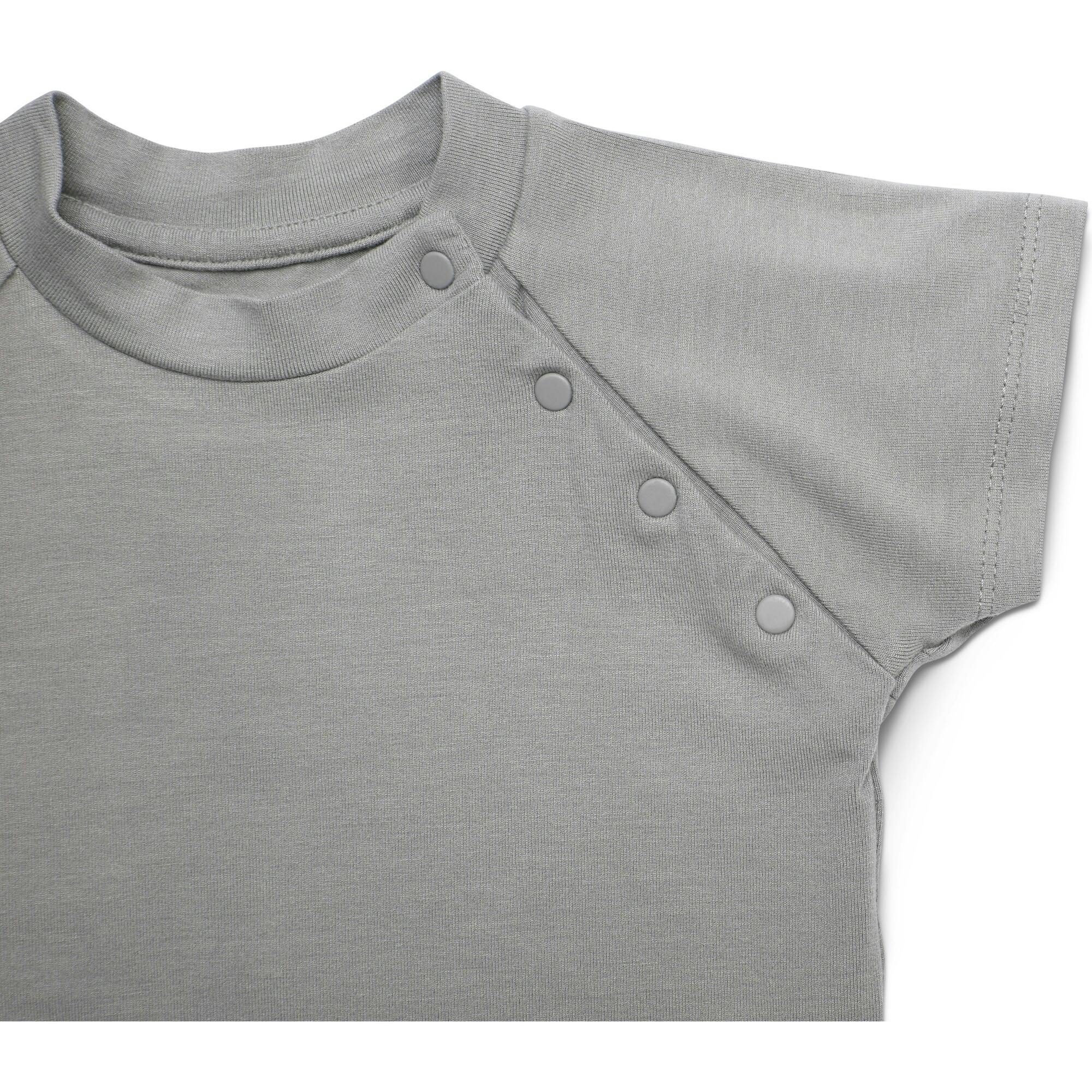 Short Sleeve Bodysuit, Grey