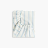 Seaside Narrow Stripes Crib Sheet