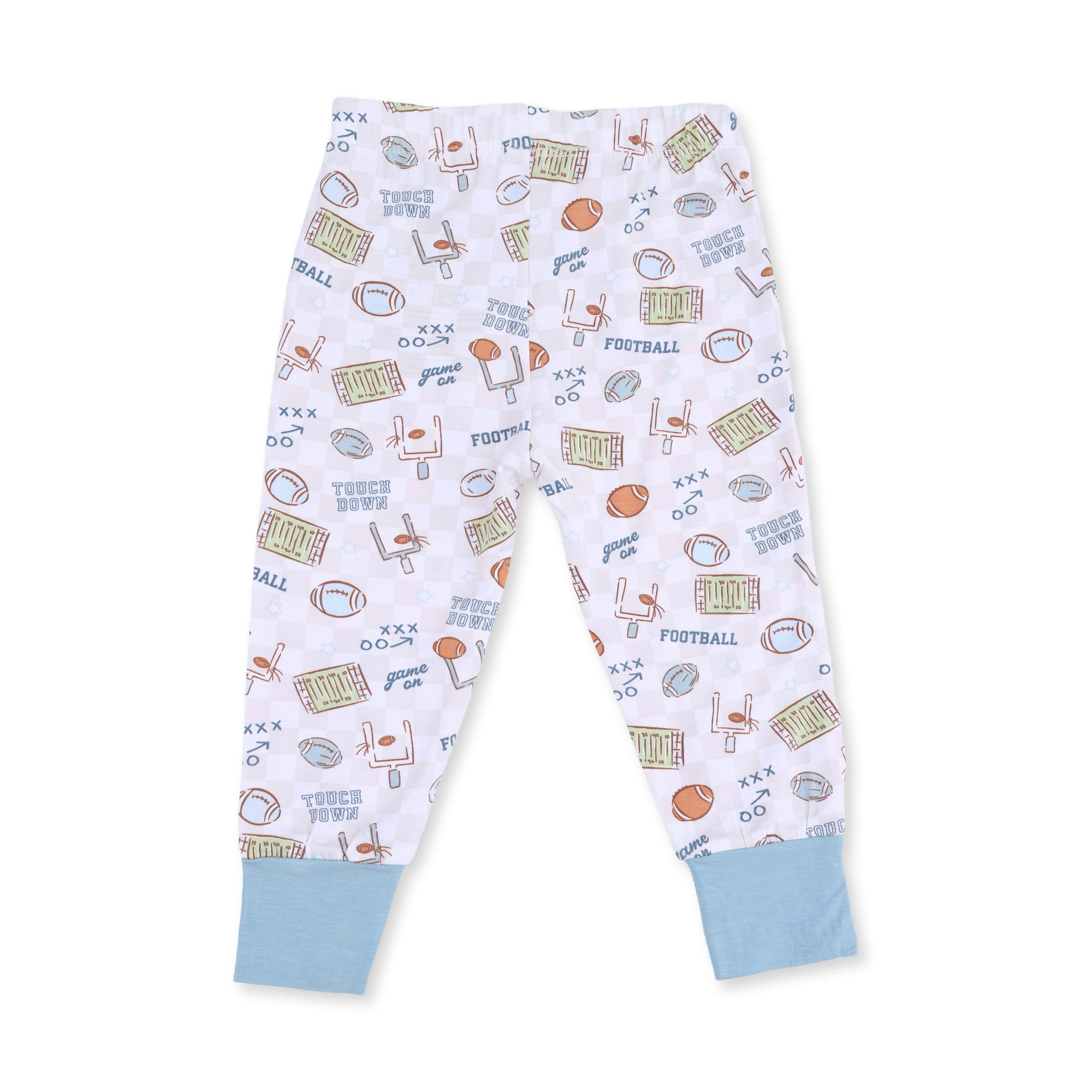 Football Check - Long Sleeve Loungewear Set