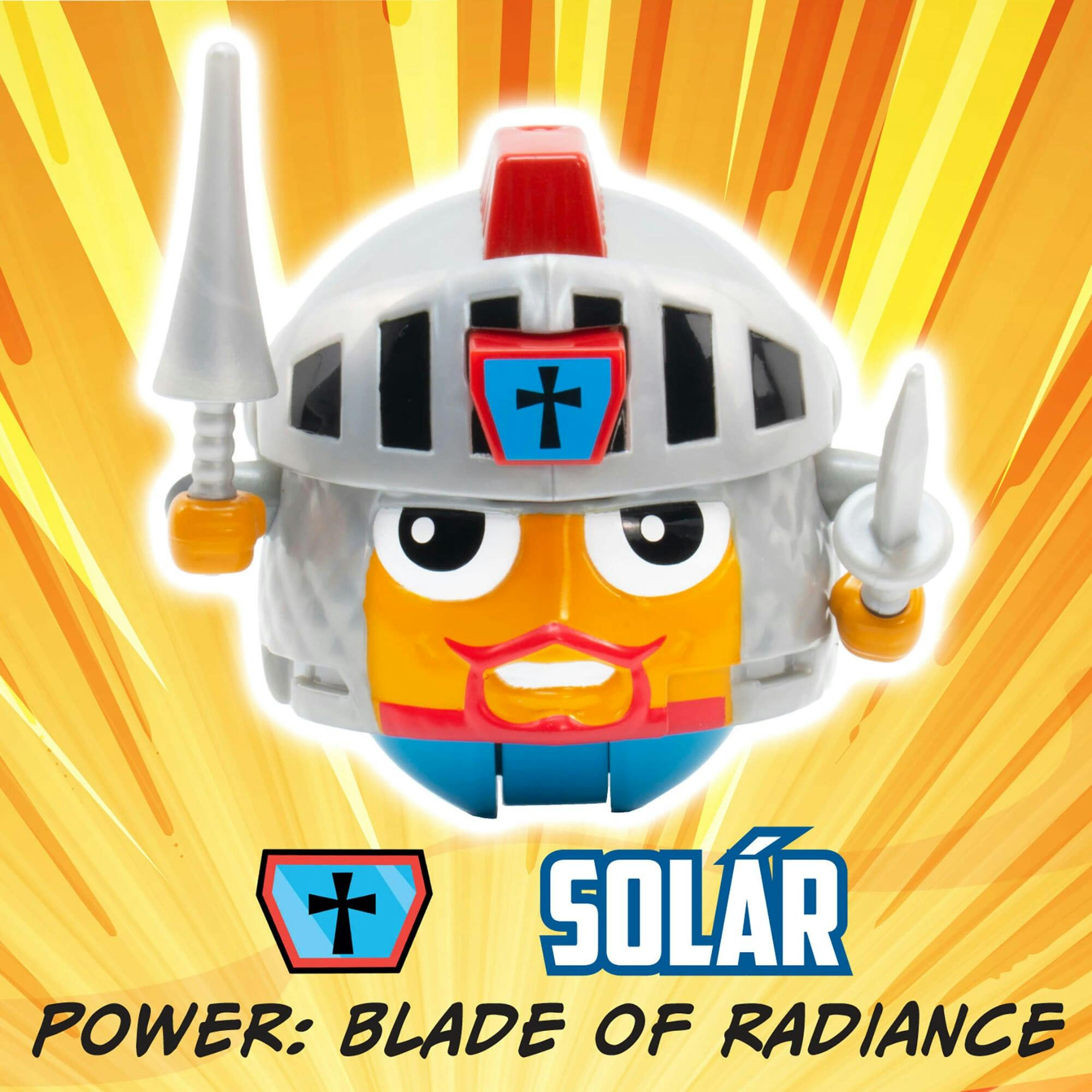 Battle Ballz: Training Pack - Solar - Weapon Wielding Toy Knight
