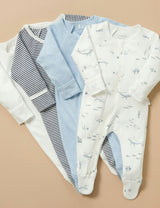 4 Pack Zip Growsuit Vanilla Nautical Pack