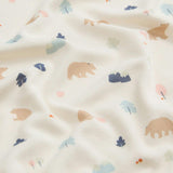 Bear Print Clever Zip Romper