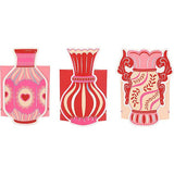 Fine China Pop-Up Vase Slip Covers (set of 3)
