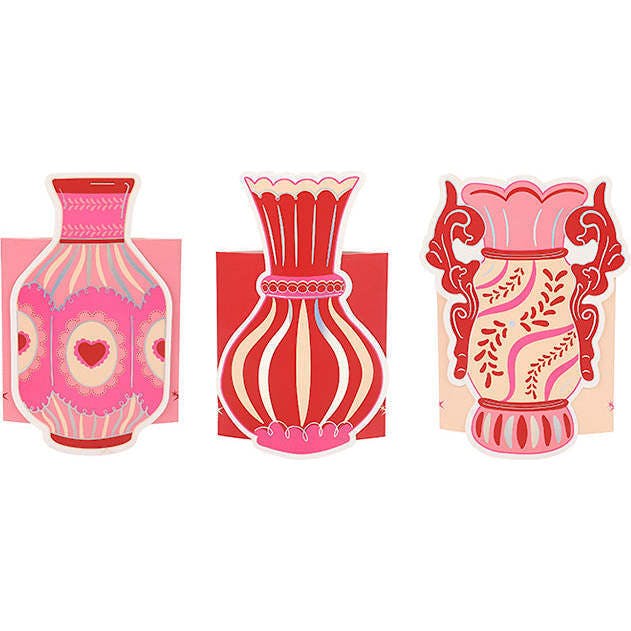 Fine China Pop-Up Vase Slip Covers (set of 3)
