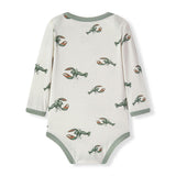Mint Lobster Luxe Stretch Long Sleeve One Piece