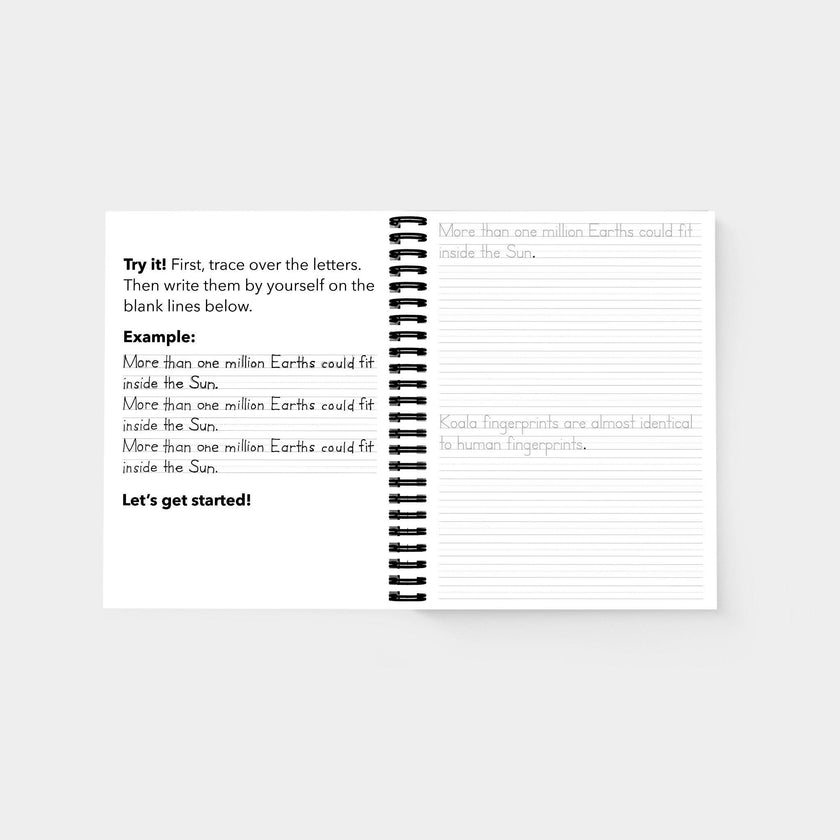 Print Handwriting Practice for Kids 8-12