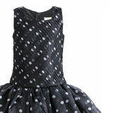 Black Calivra Polka Dot Dress