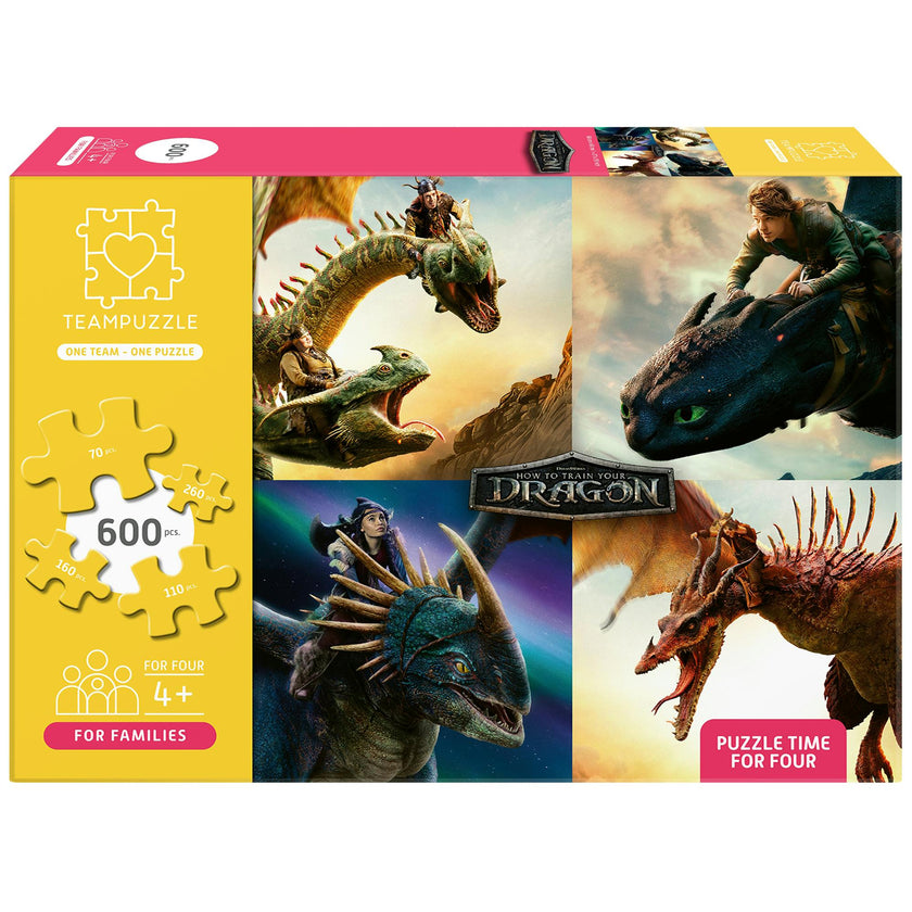 TeamPuzzle: How to Train Your Dragon - 600pc