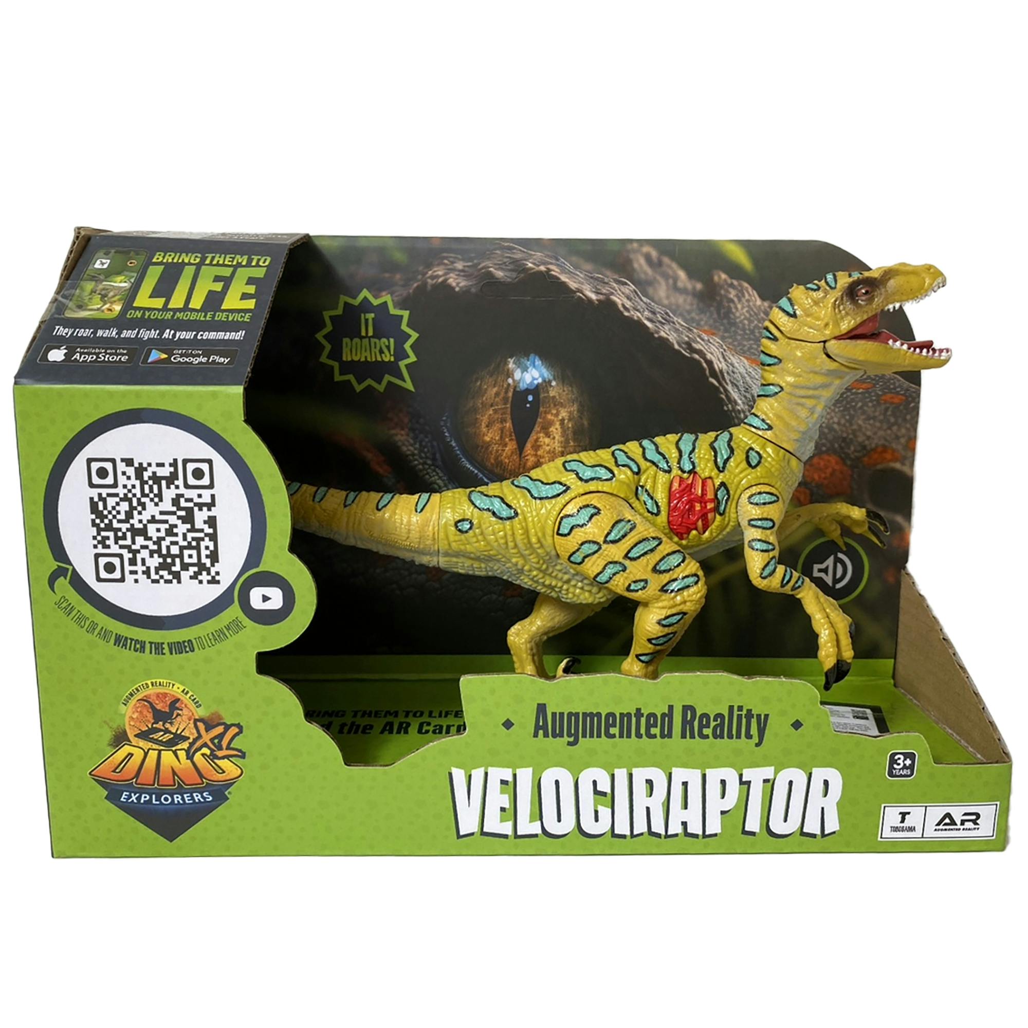 AR Dino Explorer Combo: Velociraptor - XL & Brick