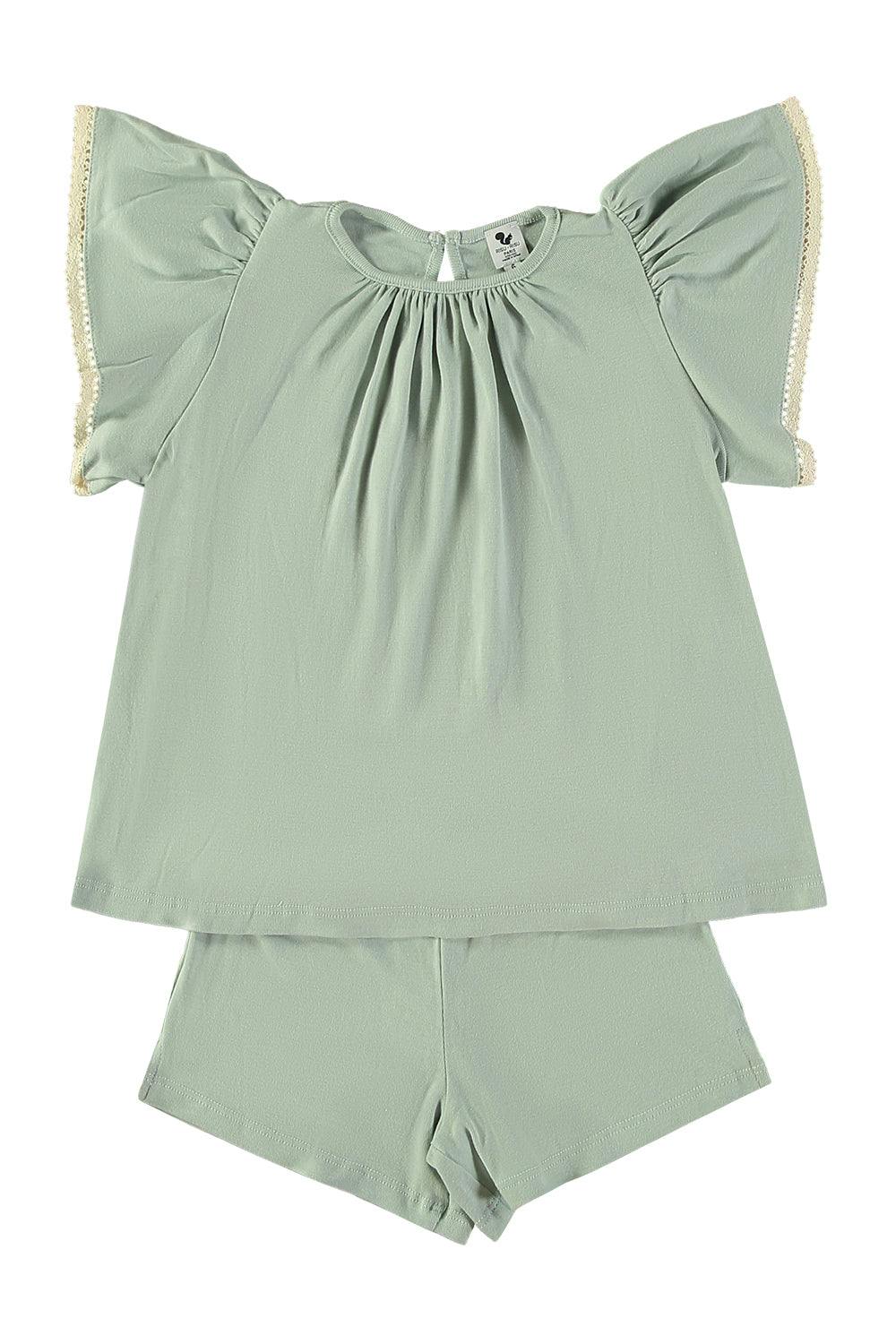 Pyjama fille Atalia - Bleu lagon
