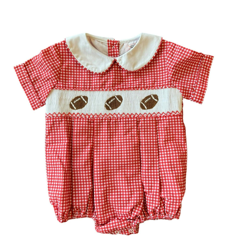 Red Gingham Football - Noah Bubble