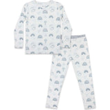 Grey Rainbows Bamboo Kids Pajamas