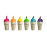 Sweet Scoops Scented Neon Highlighters - Set of 6