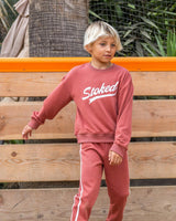 Ryder Stoked Sweatshirt - Canyon Red French Terry