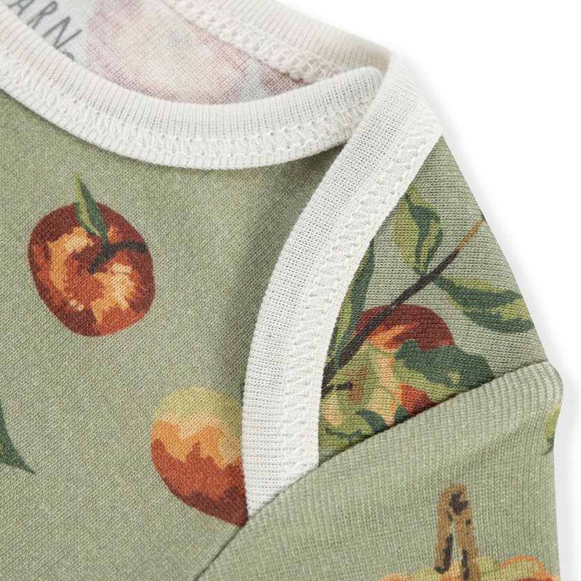 Apple Orchard Organic Cotton Short Sleeve One Piece