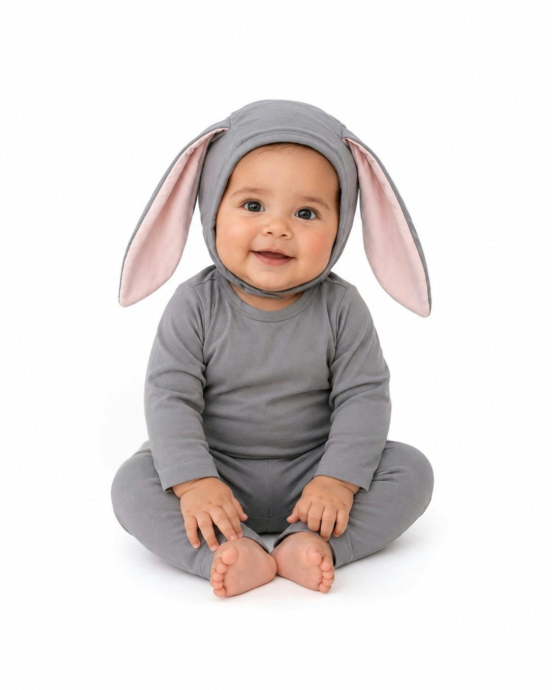 Grey Bunny Costume