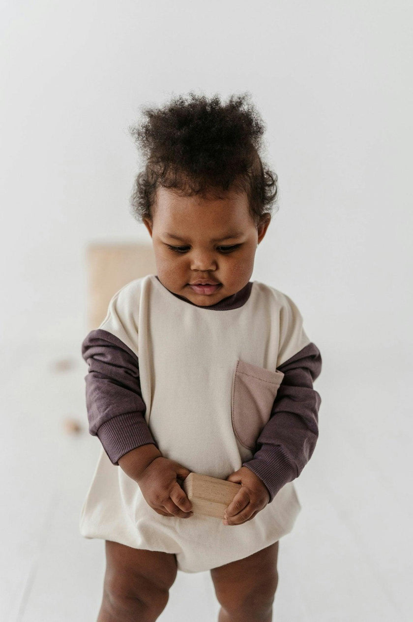 Baby Girl Colorblock Romper