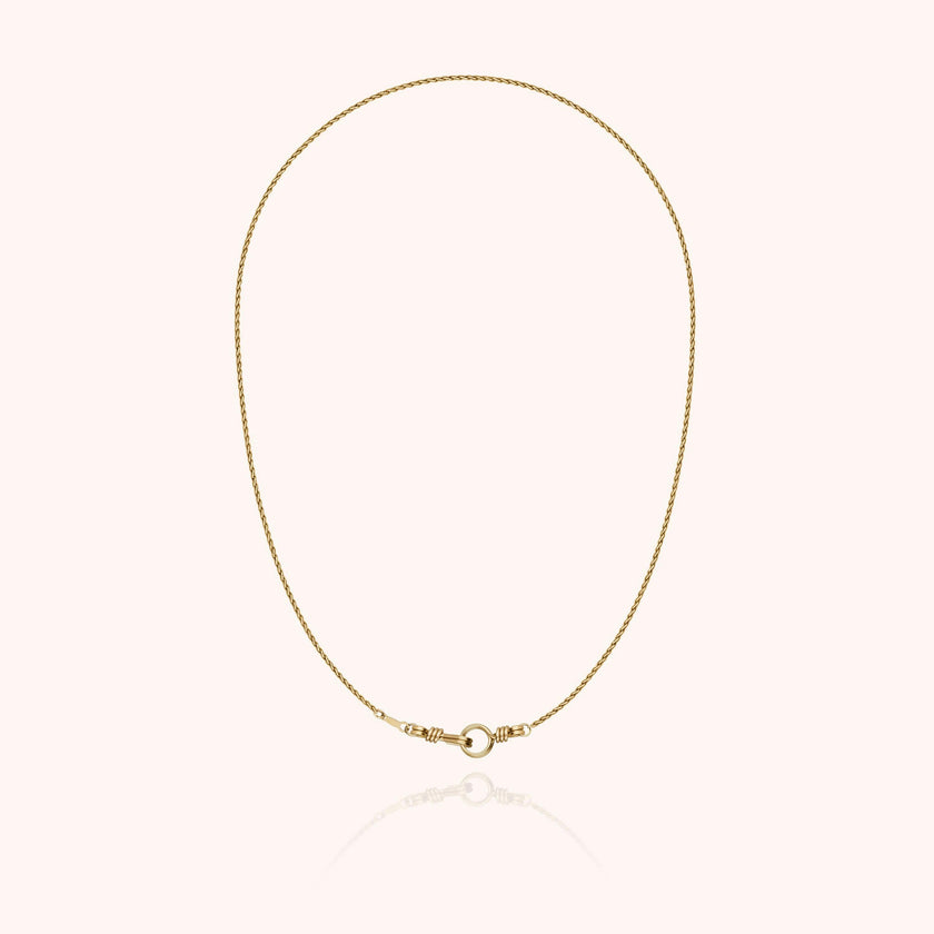 Rope Chain Necklace, Yellow Gold Filled