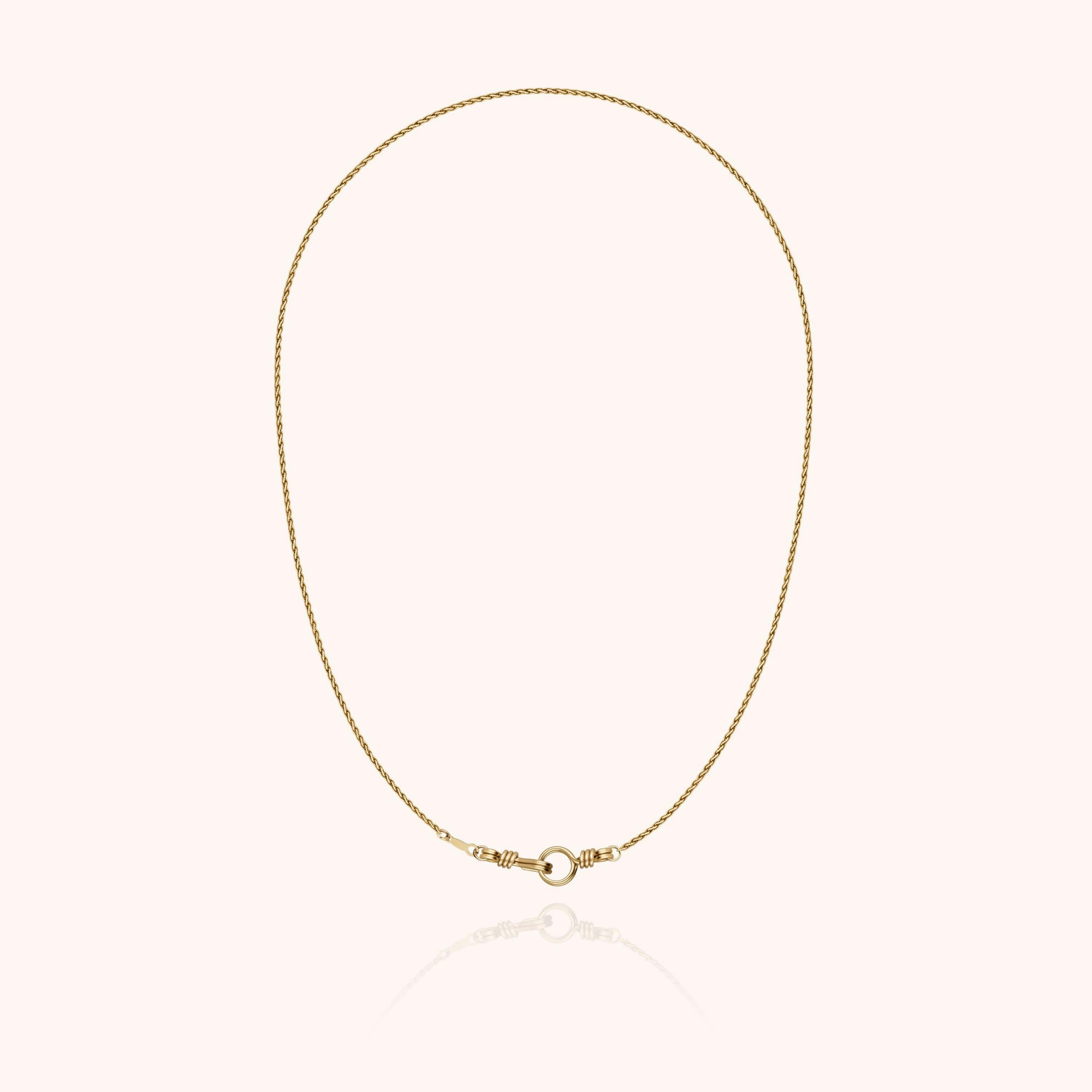 Rope Chain Necklace, Yellow Gold Filled
